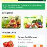 online vegetables Delivery app